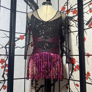 GIRLS JAZZ DANCE COSTUME